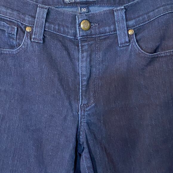 Anlo Mercer Denim Dark Wash Kick Flare Leg Jeans Stretch Sz 30 - Picture 5 of 14